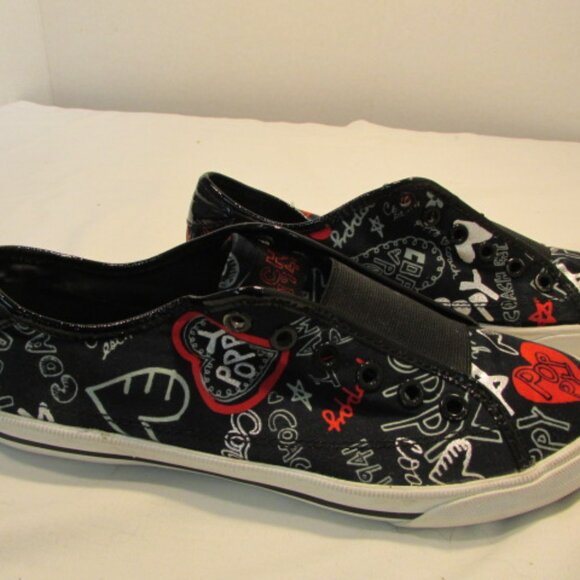 Coach Bev Canvas Poppy Sneakers - Picture 1 of 14